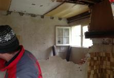 démolition cloison cuisine / sdb 