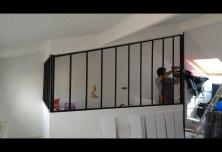 Montage d'une verrière atypique 