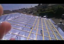 Pose d'une isolation rafraîchissante de chez ACTIS - TRISO SUPER 12 