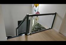 Garde corps tout verre