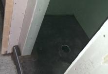 pose receveur WEDI à carreler pour douche à l'italienne surélevé 