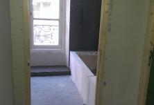 nouvelles cloisons sur chape léger 