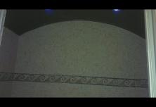 pierre naturelle avec une frise 