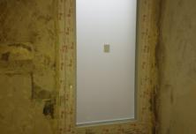 remplacement fenêtre SDD avec un verre dépolie 