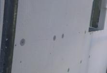 Pose chevilles et ponçage 