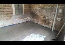 Coulage chape en béton armé 