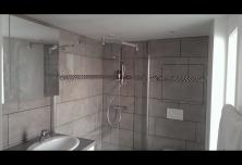 Salle de douches après les travaux 