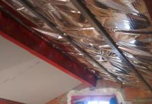 pose isolation sous toiture 